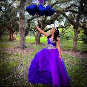 Purple sweet 16 princess dress💜